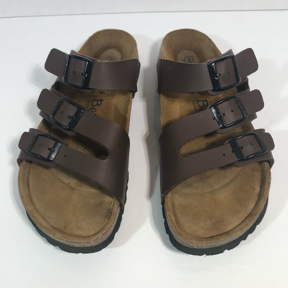 Betula by Birkenstock Brown Soft Footbed Sandals